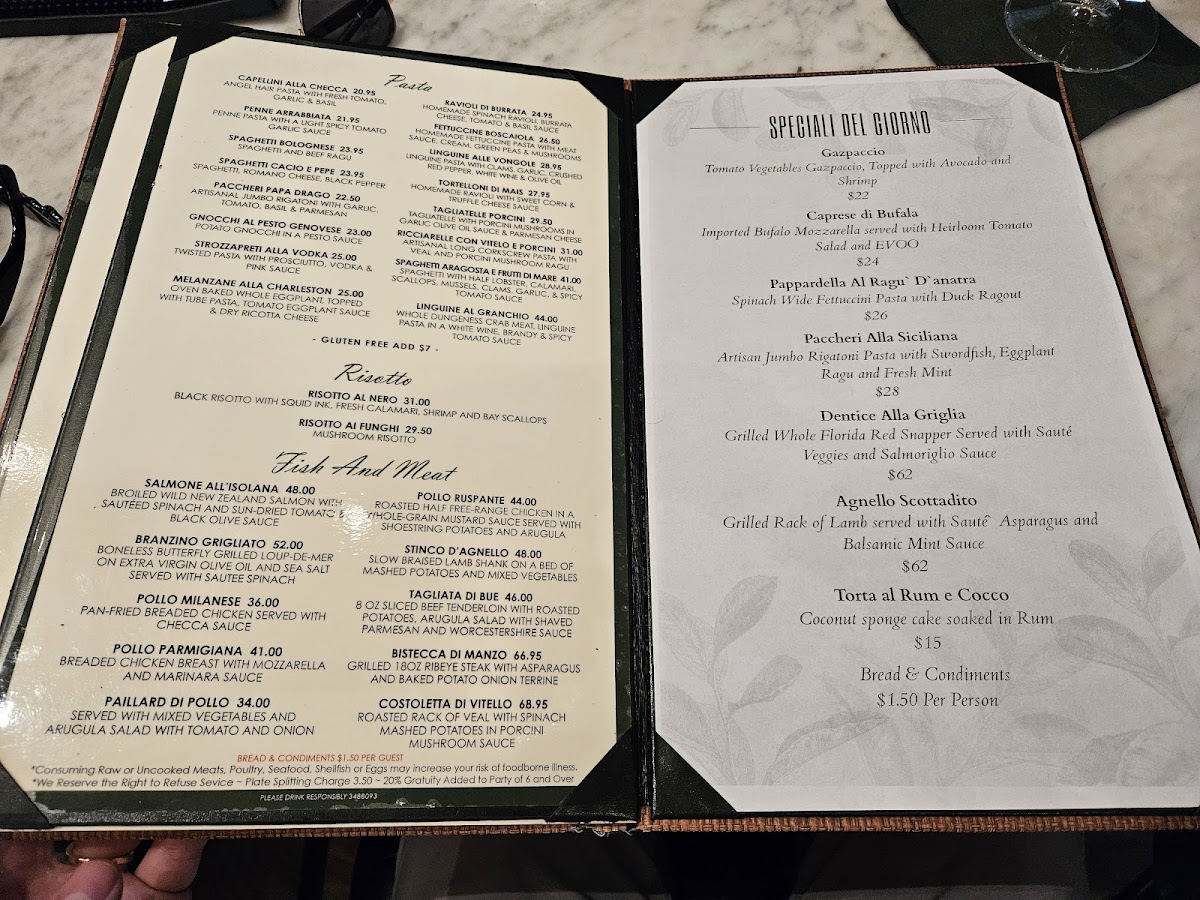 Via Alloro Menu - Image 6